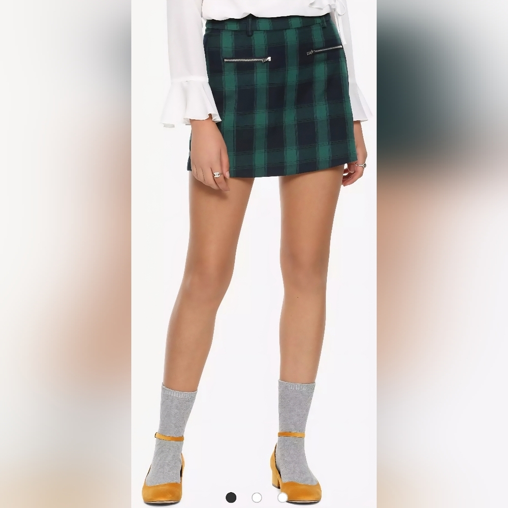 Seek The Label Plaid Mini Skirt